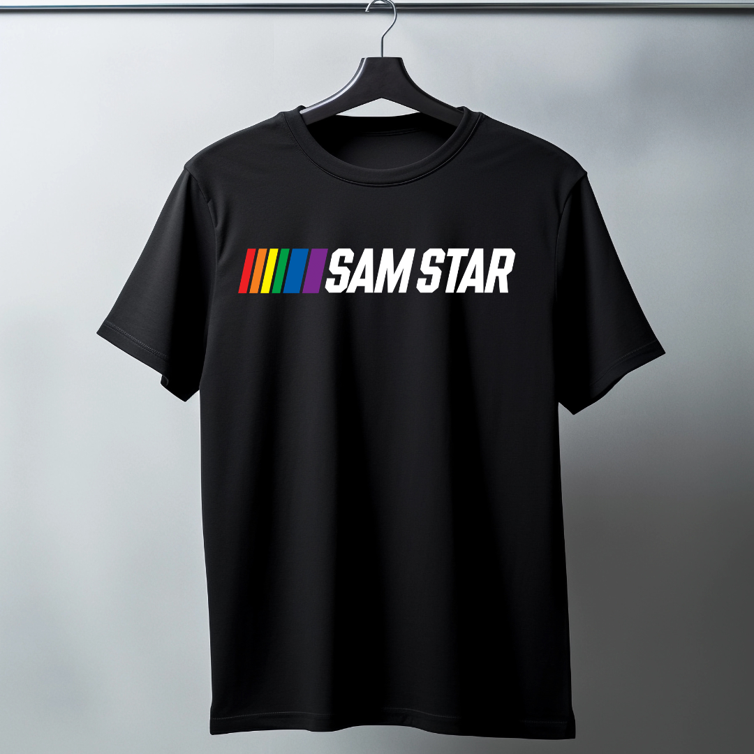 Sam Star Racing Rainbow Racing graphic T-shirt