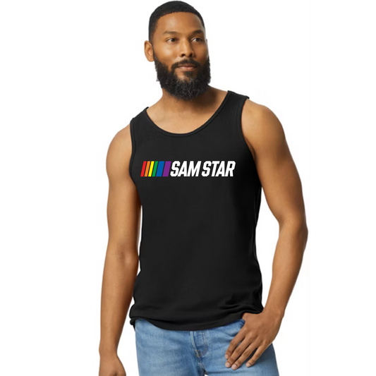 Sam Star Racing graphic Tank Top