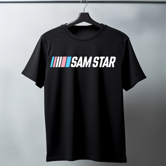 Sam Star Racing Trans flag Racing graphic T-shirt